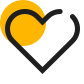 Perdoo Heart Dark Yellow Icon
